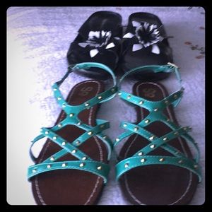 ♥️♥️♥️”Sesto Mecca”8 1/2 Black & white Flats